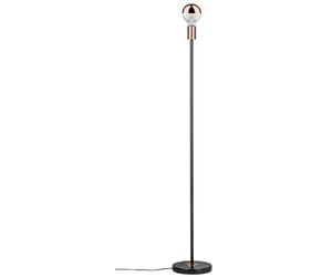 Paulmann 79614 Luminaria de pie Neordic Nordin máx. 1x20 W, luminaria de pie para lámparas E27, lámpara de pie negro/cobre mate 230 V mármol/metal sin fuente de luz