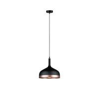 Paulmann 79629 Lámpara colgante Neordic Embla máx. 1x20 W, luminaria colgante para lámparas E27, luminaria de techo negro/cobre mate 230 V metal, sin fuente de luz