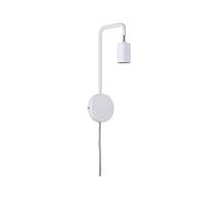 Paulmann 79811 Aplique de lectura Calvani máx. 40 W, lámpara de lectura de pared, blanco, luz de lectura, metal, iluminación mural E27