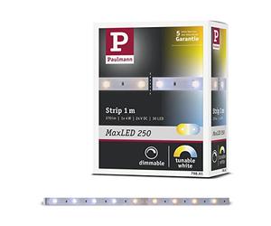 Paulmann 79861 Strip LED MaxLED 250 1 m Tunable White IP20 incl. 1x3,5 W, strip, regleta, tira de luz 2700 K