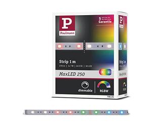 Paulmann 79865 Strip LED MaxLED 250 1 m RGBW IP20 incl. 1x6,5 W, strip, regleta, tira de luz 3000 K