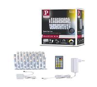 Paulmann 79877 LED Stripe MaxLED 250 basic set 3m revestido IP44 11W 810lm Tunable White 24VA regulable Tira de luz de plástico 2700 K