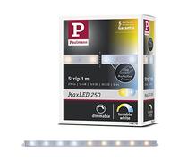 Paulmann 79878 LED Stripe MaxLED 250 1m revestido IP44 4W 270lm Tunable White regulable Tira de luz de plástico 2700 K