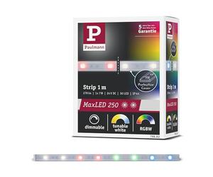 Paulmann 79882 Strip LED MaxLED 250 1 m RGBW IP44 Protect Cover incl. 1x7 W, strip, regleta, tira de luz 3000 K