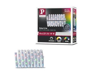 Paulmann 79883 Strip LED MaxLED 250 2,5 m RGBW IP44 Protect Cover incl. 1x16 W, strip, regleta, tira de luz 3000 K