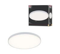 Paulmann 79891 Panel LED Velora redondo 400mm 2100lm 3000K, blanco, redondo, luminaria de techo, metal