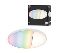 Paulmann 79897 Panel LED Velora Smart Home Zigbee 400mm, redondo, incl. 1x22W, regulable, control del color RGBW, luminaria de techo, 3000K