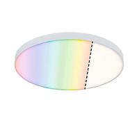 Paulmann 79899 Panel LED Velora Smart Home Zigbee 600mm, redondo, incl. 1x16,5W, regulable, control del color RGBW, luminaria de techo, 3000K