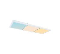 Paulmann 79927 Panel LED Atria Shine 580x200mm, 3StepDim, cuadrado, incl. 1x22W, blanco cálido, blanco, plástico, luminaria de techo, 3000K