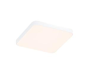 Paulmann 79947 Panel LED empotrable Veluna VariFit Edge 90x90mm, cuadrado, regulable, blanco cálido, blanco, plástico, sistema de iluminación, 3000K
