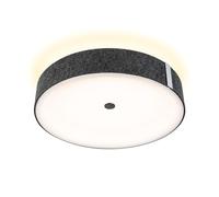 Paulmann 79994 - Lámpara de techo LED Smart Home Zigbee 3.0 Malika Tunable White 1.350lm / 1.350lm 230 V 28,5 W, color gris