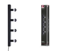 Paulmann 80101-Lámpara de Espejo, E14, 230 V 4 x 40 W Regulable Negro