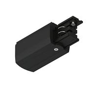 Paulmann 91362 ProRail3-Sistema de raíles (Entrada Final Derecho, 99,5 x 35 mm, máx. Riel para Techo (Metal, plástico, 3680 W), Color Negro