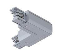 Paulmann 91371 ProRail3-Sistema de raíles (Pieza en L, Interior, 101 x 101 mm, máx. Sistema de rieles Plateado de 3680 W para Techo de Metal y plástico, Plata