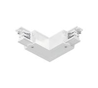 Paulmann 91372 Sistema de rieles ProRail3 Conector en L Exterior 101 x 101 mm máx. 3.680W-Carril de Techo (Metal, plástico, 3680 W), Color Blanco
