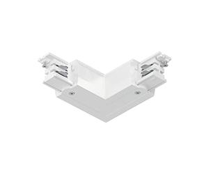 Paulmann 91372 Sistema de rieles ProRail3 Conector en L Exterior 101 x 101 mm máx. 3.680W-Carril de Techo (Metal, plástico, 3680 W), Color Blanco