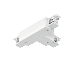 Paulmann 91378 Sistema de rieles ProRail3 Conector en T Izquierda 167,5 x 101 mm máx. 3.680W-Carril de Techo (Metal, plástico, 3680 W), Color Blanco