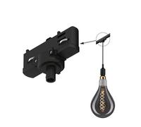 Paulmann 91387 Sistema ProRail3 Adaptador de péndulo Universal máx. 1.150W 230V Negro Riel de Techo de Metal y plástico