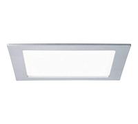 Paulmann 92078 Panel LED Empotrable Angular 1x18W 4000K 230V 220x220mm Cromo Mate Spot Foco