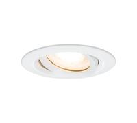 Foco empotrable Paulmann Nova, juego de 3, blanco, atenuable, IP65, 2.700 K