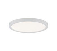 Paulmann 92934 Panel LED Areo, redondo, incl. 1x8 W IP44 regulable, lámpara de techo, blanco mate, plafón, plástico, lámpara para sala de estar 3000 K