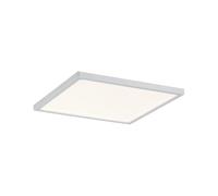 Paulmann 92949 Panel LED Areo, cuadrado, incl. 1x12 W, lámpara de techo, blanco mate, plafón, plástico, lámpara para sala de estar 3000 K