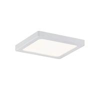 Paulmann 92951 Panel LED Areo, cuadrado, incl. 1x5 W, lámpara de techo, blanco mate, plafón, plástico, lámpara para sala de estar 3000 K