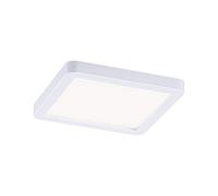 Paulmann 93041 Panel LED, luminaria empotrable Areo VariFit IP44 blanco neutro 118x118 mm cuad., incl. 1x6,5 W, blanco, lámpara techo plástico 4000 K