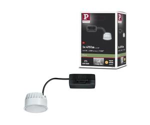 Paulmann 93070 Luminaria empotrable LED Nova módulo 3-Step-Dim Coin, redonda, 50mm 6W 470lm 230V 2700K, sat., redondo, regulable, foco techo, plástico