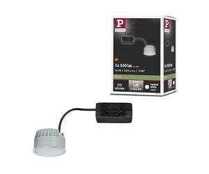 Paulmann 93072 Luminaria empotrable LED Nova módulo 3-Step-Dim Coin, redonda, 50mm 6W 530lm 230V 4000K, sat., redondo, regulable, foco techo, plástico