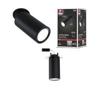 Paulmann 93088 Luminaria empotrable LED Turnal red. 60mm 90° 470lm 3-Step-Dim, red. incl. 1x6 W regul., lum.empotrable, negro mate, metal 2700 K Coin