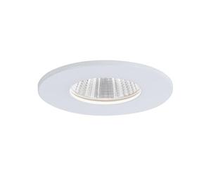 Paulmann 93670 Luminaria empotrable LED Calla, redonda, incl. 1x7 W, foco, IP65, blanco mate, Spot, plástico, aluminio, lámpara empotrable 4000 K