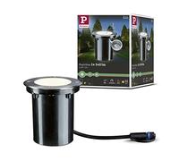 Paulmann 939.07 Luminaria empotrable suelo exterior Plug&Shine 3000 K 6 W 24 V ángulo irradiación 20° orientable 93907, foco empotrable LED exterior