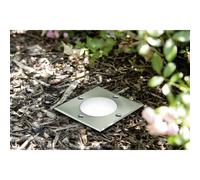 Paulmann 93993 Exterior Empotrada Luz 3.5W Acero Antioxidante Blanca Cálida