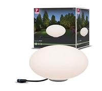 Paulmann 941.76 Objeto luminoso exterior Plug & Shine Stone IP67 3000 K 235 lm 24 V, luminaria esférica, luminaria exterior, iluminación para el jardín, iluminación para la terraza 94176