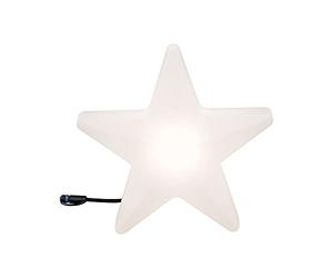 Paulmann 941.84 Objeto luminoso exterior Plug & Shine Star IP67 3000 K 235 lm 24 V, luminaria decorativa, luminaria de jardín, luminaria para terraza 94184