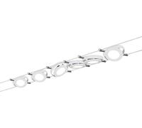 Paulmann 94106 LED sistema de cable RoundMac juego básico extensible blanco cálido 6x4W LED blanco mate cable luminaria luminaria colgante