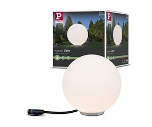 Paulmann 94177 Objeto luminoso Plug & Shine Globe IP67 3000 K 235 lm 24 V 94177 Lum.esférica, lum.exterior, iluminación jardín, iluminación terraza