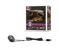 Paulmann 94208 Outdoor Mobile Parasol-lighting IP44 3000 K 4x0,4 m, luminaria para parasol, luminaria decorativa, tiras de luz, strips LED 94208