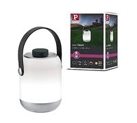 Paulmann 94210 Luminaria con batería LED Outdoor Clutch incl. 1x1,6 W, regulable, luz móvil, gris, lámpara con batería, plástico, sin cable 3000 K