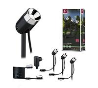 Paulmann Foco LED exterior Plug & Shine Pike 94242 Juego básico 3x2,2 W regulable 3000 K antracita