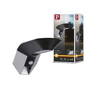 Paulmann 94250 Aplique Solar Soley, luminaria exterior LED incl. 1x1,22 W, antracita, plástico, 3000 K blanco cálido