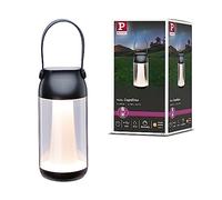 Paulmann 94267 Luminaria con batería LED Mobile, luminaria sobremesa Cupulino red. incl. 1x1,3 W, reg., trans., antracita, plástico, sin cable, 3000 K