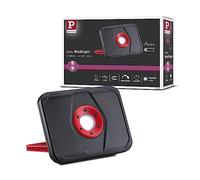 Paulmann 94288 Luminaria con batería LED Outdoor Worklight, cuadrado, incl. 1x15 W luz móvil, negro/rojo, lámpara batería, plástico, sin cable, 6500 K