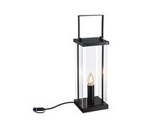 Paulmann 94318 Luminaria exterior LED Plug & Shine Outdoor Classic Lantern 40 cm 24 V IP44 E14, antracita, luminarias exteriores, luminarias de exterior, iluminación para jardín 1900 K