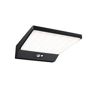 Paulmann 94334 Luminaria exterior LED Solar, aplique exterior IP44, incl. 1x5 W, gris oscuro, lámpara exterior, aluminio, 3000 K