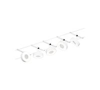 Paulmann 94477 Sistema de cuerda LED Juego básico Circle 5x400lm incl. 5x5 W Blanco cálido blanco mate, cromado Plástico, metal Sistema de iluminación 3000 K