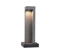 Paulmann 94501 Luminaria exterior LED, baliza Concrea IP44 incl. 1x6,8 W, baliza, arenisca negra, iluminación para jardín, hormigón, 3000 K