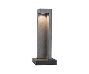 Paulmann 94501 Luminaria exterior LED, baliza Concrea IP44 incl. 1x6,8 W, baliza, arenisca negra, iluminación para jardín, hormigón, 3000 K