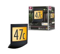 Paulmann 94509 Luminaria exterior LED Smart Home Zigbee, luz p/n.º de casa Padea IP44 sensor crepuscular/movim. Tunable Warm 10W exterior 2200-3000K